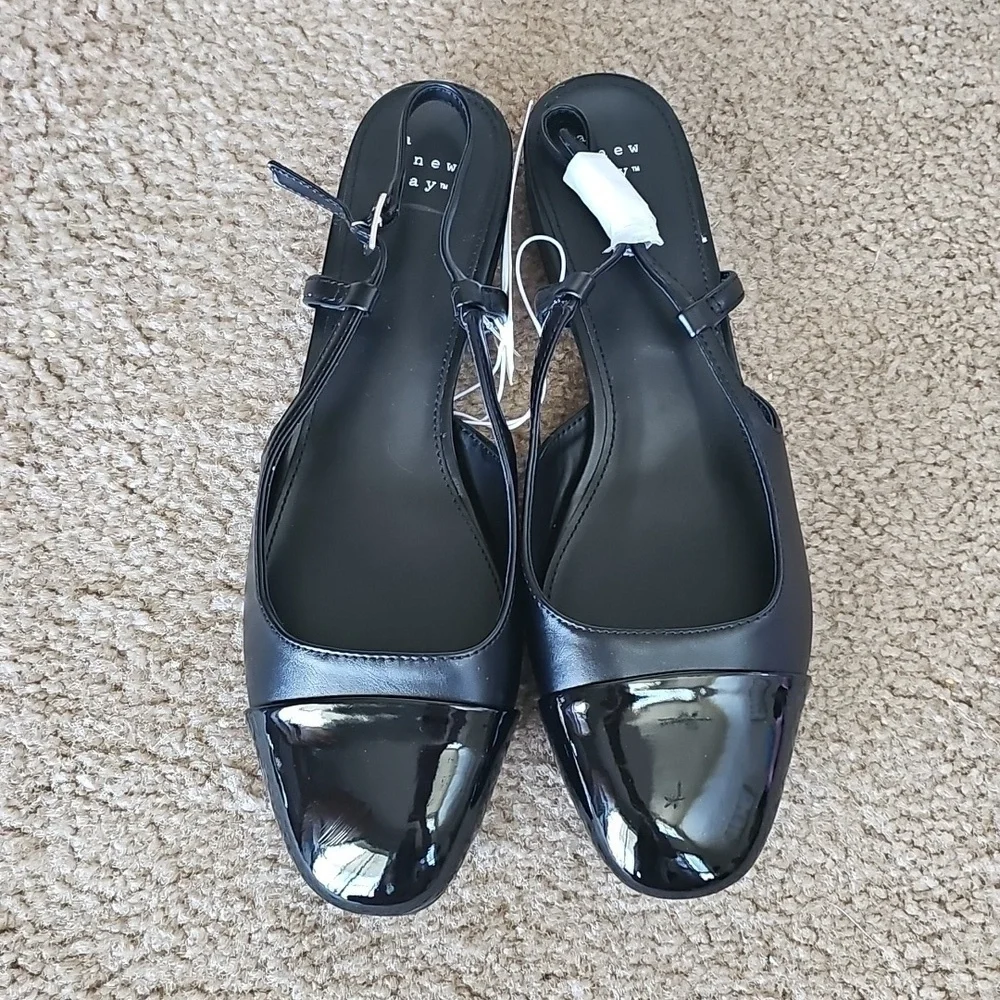 A New Day Maxine Ballet Flats Black Size 6.5